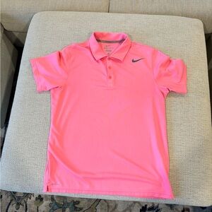 Nike Golf Polo: Size Medium, Pink, Used & Good Condition